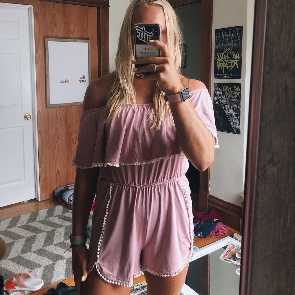 Off the shoulder romper